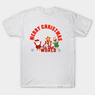 Merry Christmas Joy To The World T-Shirt